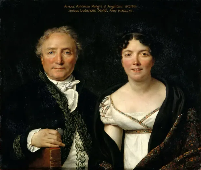 Framed Print : Portrait of Antoine und Angelique Mongez, 1812. Creator: David Framed Print : Portrait of Antoine und Angelique Mongez, 1812. Creator: David
