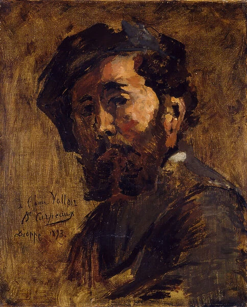 Portrait of Antoine Vollon (1833-1900), 1873. Creator: Jean-Baptiste Carpeaux