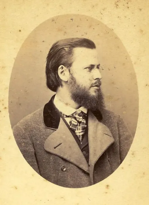 Framed Print : Portrait of Anton Dohrn (1840-1909), 1870 Framed Print : Portrait of Anton Dohrn (1840-1909), 1870