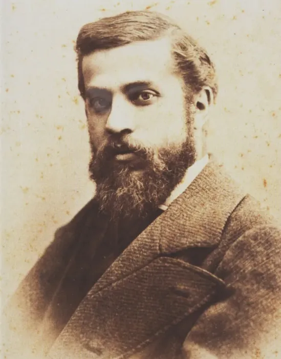 Framed Print : Portrait of Antoni Gaudi. Artist: Deglaire, Pablo Audouard (1856-1919) Framed Print : Portrait of Antoni Gaudi. Artist: Deglaire, Pablo Audouard (1856-1919)
