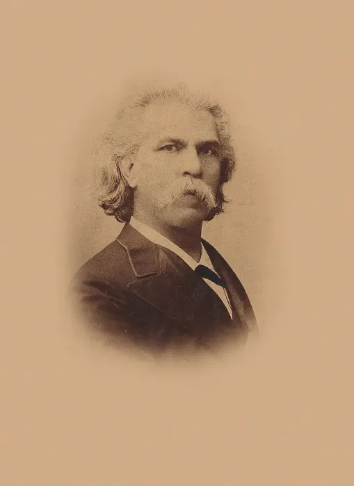Framed Print : Portrait of Antônio Carlos Gomes (1836-1896), 1889. Creator: Anonymous Framed Print : Portrait of Antônio Carlos Gomes (1836-1896), 1889. Creator: Anonymous