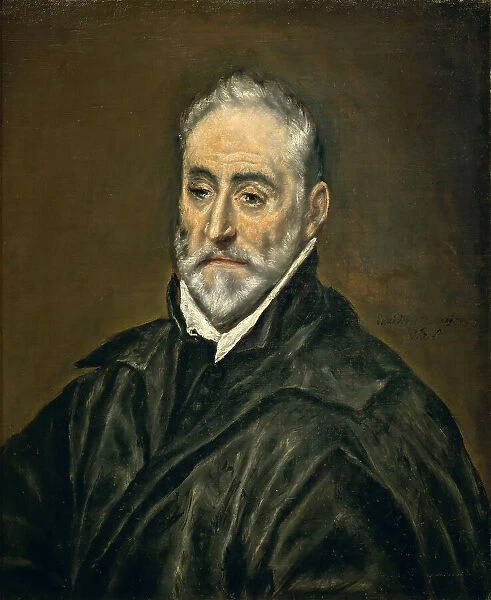 Portrait of Antonio de Covarrubias y Leiva (1514-1602), 1597-1598. Creator: El Greco, Dominico (1541-1614)
