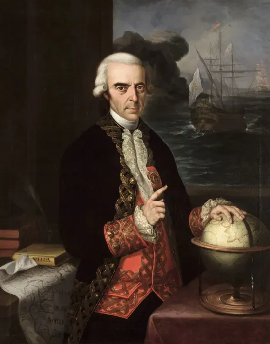 Framed Print : Portrait of Antonio de Ulloa (1716-1795) Framed Print : Portrait of Antonio de Ulloa (1716-1795)