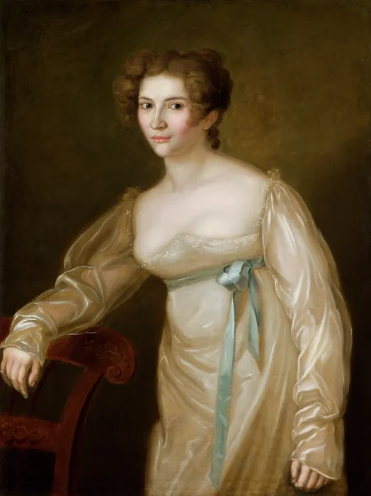 Framed Print : Portrait of Apolonia Kaminska nee Sokolowska, c1815. Creator: Jozef Rejchan Framed Print : Portrait of Apolonia Kaminska nee Sokolowska, c1815. Creator: Jozef Rejchan