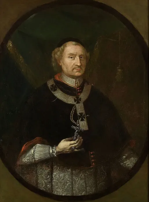 Framed Print : Portrait of Archbishop Imrich Esterházy, 1735. Creator: Master of Bratislava (active 1700-1750) Framed Print : Portrait of Archbishop Imrich Esterházy, 1735. Creator: Master of Bratislava (active 1700-1750)