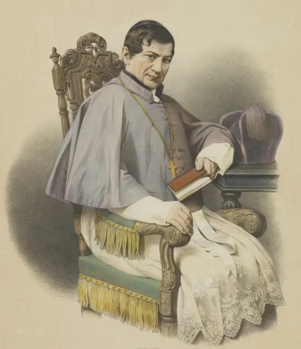 Framed Print : Portrait of the Archbishop Waclaw Zylinski (1803-1863), 1847 Framed Print : Portrait of the Archbishop Waclaw Zylinski (1803-1863), 1847