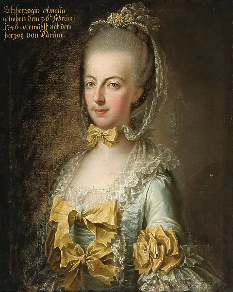 Portrait of Archduchess Maria Amalia of Austria (1746-1804), Duchess of Parma, 18th century. Creator: Anonymous