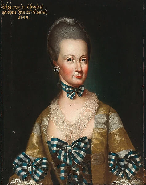 Portrait of Archduchess Maria Elisabeth of Austria (1743-1808), 18th century. Creator: Anonymous