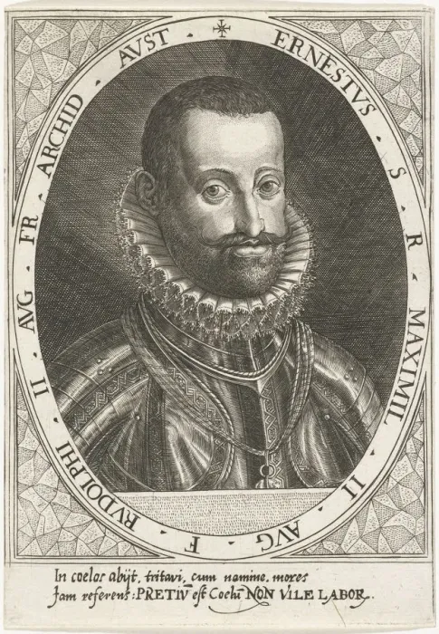 Framed Print : Portrait of Archduke Ernest of Austria (1553-1595), ca 1595-1597. Artist: Custos, Dominicus (1560-1612) Framed Print : Portrait of Archduke Ernest of Austria (1553-1595), ca 1595-1597. Artist: Custos, Dominicus (1560-1612)