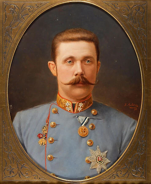 Portrait of Archduke Franz Ferdinand of Austria-Este (1863-1914), 1898. Creator: Antoine, Franz (1864-1935)