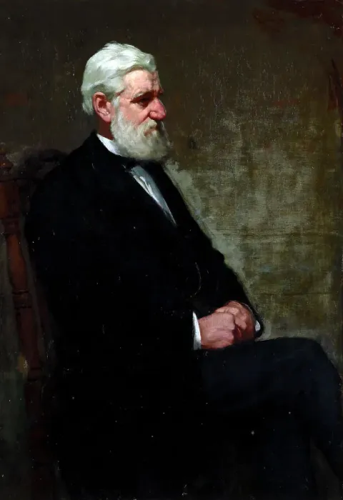 Framed Print : Portrait of Archibald Nairn, Esq. 1884. Creator: James McLauchlan Nairn Framed Print : Portrait of Archibald Nairn, Esq. 1884. Creator: James McLauchlan Nairn