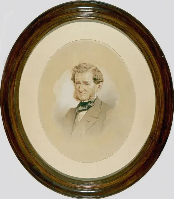 Framed Print : Portrait of the architect Andrei Ivanovich Stakenschneider (1802-1865) Framed Print : Portrait of the architect Andrei Ivanovich Stakenschneider (1802-1865)