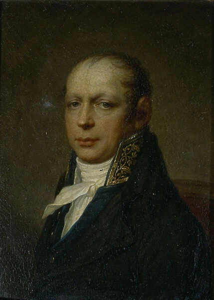 Portrait of the architect Andreyan (Adrian) D. Zakharov (1761-1811), ca 1804. Artist: Shchukin, Stepan Semyonovich (1762-1828)