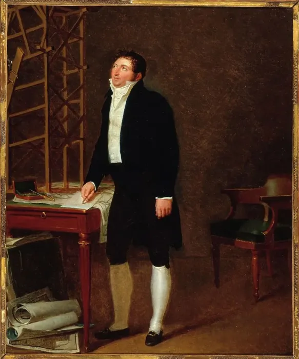 Framed Print : Portrait of an architect (framing contractor responsible on several occasions... 1812. Creator: Francois Dumont) Framed Print : Portrait of an architect (framing contractor responsible on several occasions... 1812. Creator: Francois Dumont)