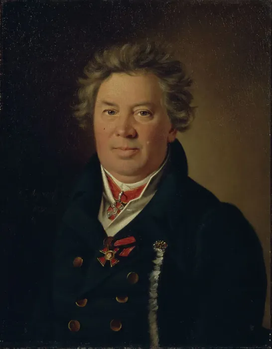 Framed Print : Portrait of the architect Fyodor Kirillovich Sokolov (1752-1824), 1819. Artist: Argunov, Nikolai Ivanovich (1771-after 1829) Framed Print : Portrait of the architect Fyodor Kirillovich Sokolov (1752-1824), 1819. Artist: Argunov, Nikolai Ivanovich (1771-after 1829)