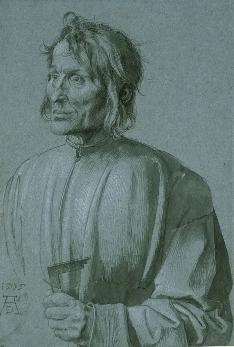 Framed Print : Portrait of an Architect (Hieronymus von Augsburg), 1506. Artist: Durer, Albrecht (1471-1528) Framed Print : Portrait of an Architect (Hieronymus von Augsburg), 1506. Artist: Durer, Albrecht (1471-1528)