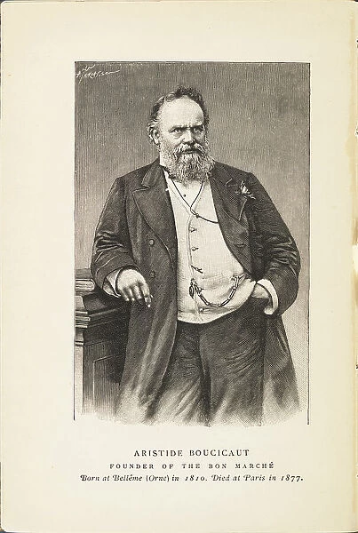Portrait of Aristide Boucicaut (1810-1877), 1892. Creator: Anonymous