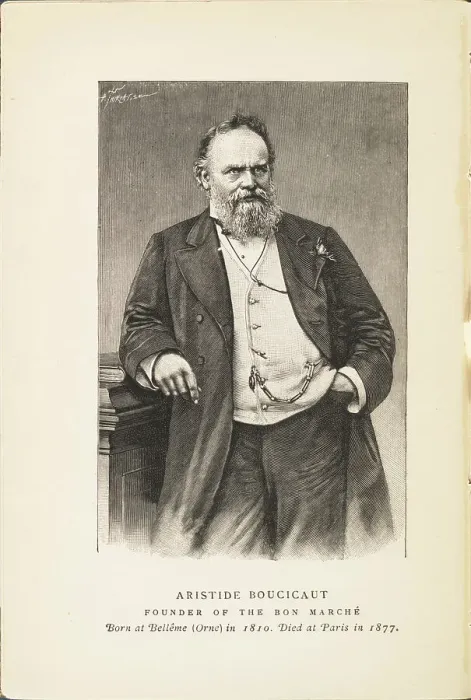 Framed Print : Portrait of Aristide Boucicaut (1810-1877), 1892. Creator: Anonymous Framed Print : Portrait of Aristide Boucicaut (1810-1877), 1892. Creator: Anonymous