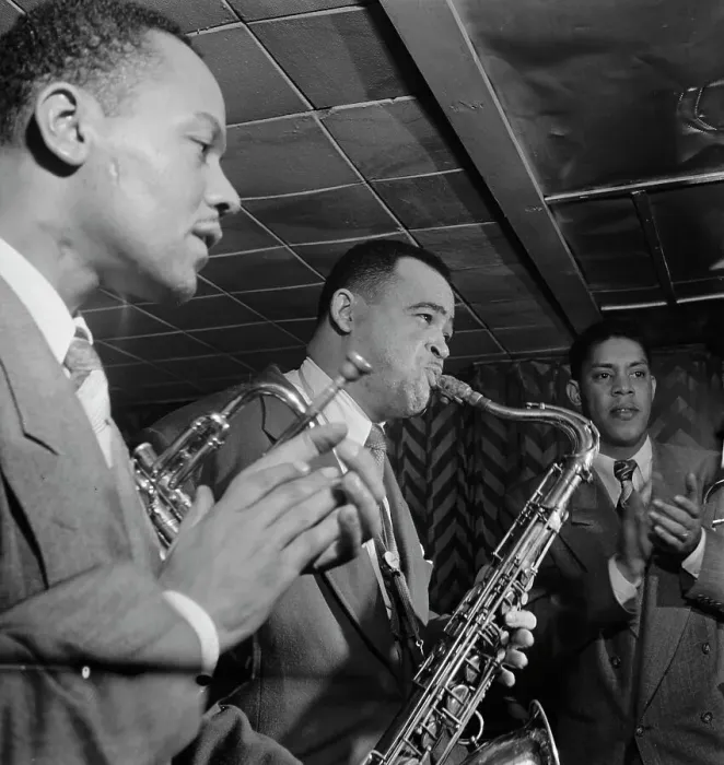 Framed Print : Portrait of Arnett Cobb, Downbeat, New York, N.Y. 1946. Creator: William Paul Gottlieb