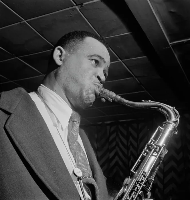 Framed Print : Portrait of Arnett Cobb, Downbeat, New York, N.Y. 1946. Creator: William Paul Gottlieb Framed Print : Portrait of Arnett Cobb, Downbeat, New York, N.Y. 1946. Creator: William Paul Gottlieb