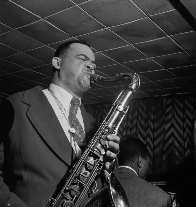 Framed Print : Portrait of Arnett Cobb, Downbeat, New York, N.Y. 1946. Creator: William Paul Gottlieb Framed Print : Portrait of Arnett Cobb, Downbeat, New York, N.Y. 1946. Creator: William Paul Gottlieb