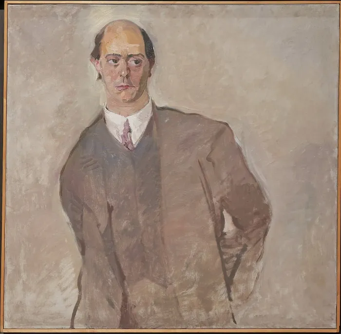 Framed Print : Portrait of Arnold Schonberg, 1909. Creator: Oppenheimer, Max (1885-1954) Framed Print : Portrait of Arnold Schonberg, 1909. Creator: Oppenheimer, Max (1885-1954)