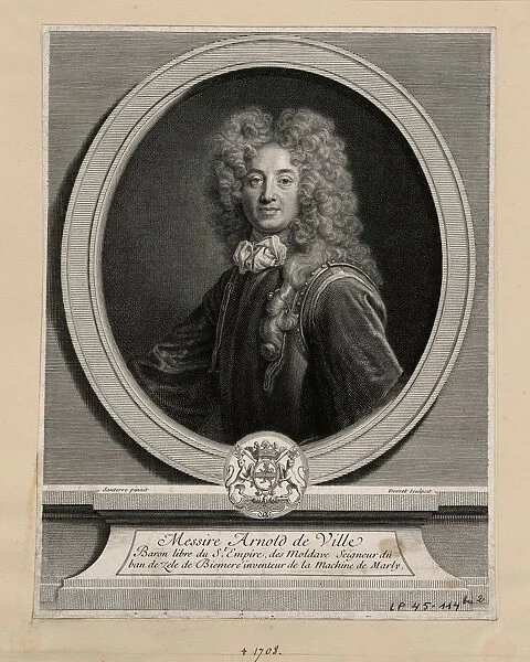 Portrait of Arnold de Ville (1653-1722), 1708