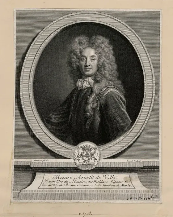 Framed Print : Portrait of Arnold de Ville (1653-1722), 1708 Framed Print : Portrait of Arnold de Ville (1653-1722), 1708
