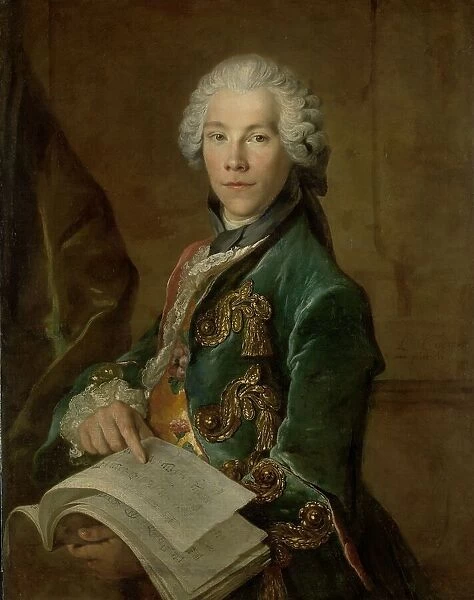 Portrait of Arnoldus van Rijneveld, c.1738. Creator: Louis Tocque