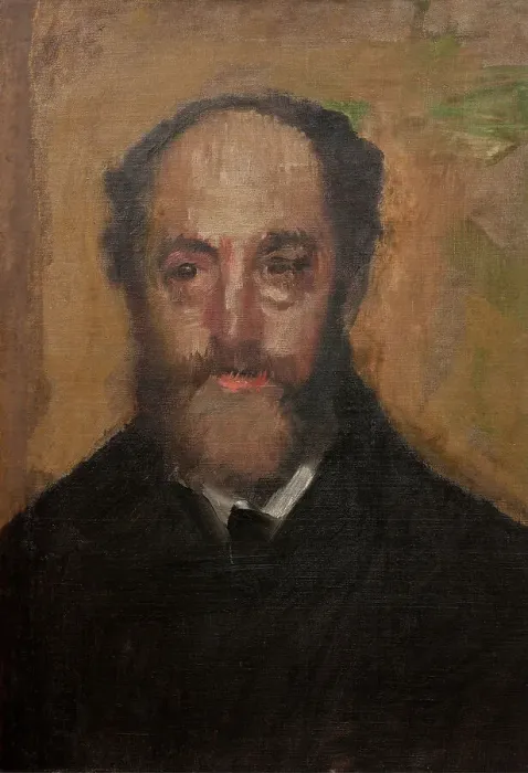 Framed Print : Portrait of the Art Critic Durand-Gréville, c1900s. Creator: Edgar Degas Framed Print : Portrait of the Art Critic Durand-Gréville, c1900s. Creator: Edgar Degas