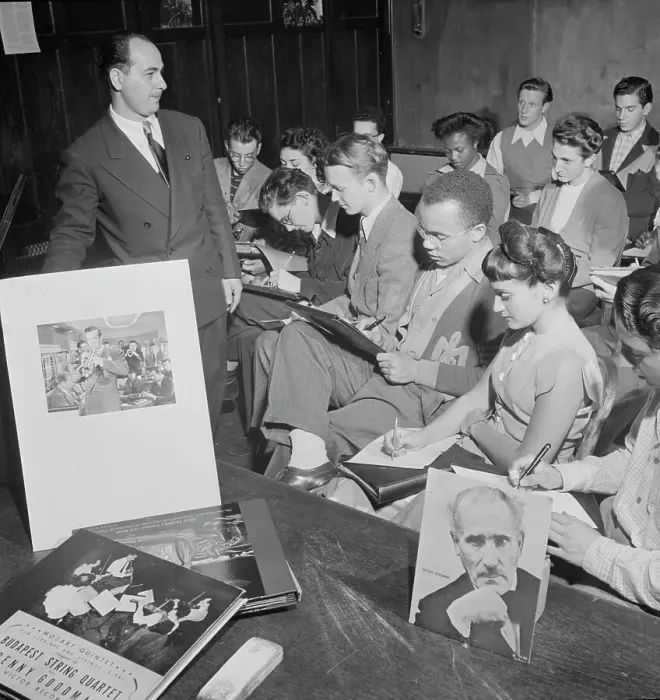 Framed Print : Portrait of Arthur Aaron, ca. July 1947. Creator: William Paul Gottlieb Framed Print : Portrait of Arthur Aaron, ca. July 1947. Creator: William Paul Gottlieb
