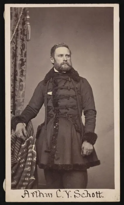 Framed Print : Portrait of Arthur Carl Victor Schott (1814-1875), Before 1875. Creator: Unknown Framed Print : Portrait of Arthur Carl Victor Schott (1814-1875), Before 1875. Creator: Unknown
