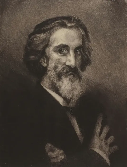Framed Print : Portrait of Arthur d'Echerac, 1883. Creator: Felix Bracquemond. Portrait of Arthur d'Echerac, 1883. Creator: Felix Bracquemond Framed Print : Portrait of Arthur d'Echerac, 1883. Creator: Felix Bracquemond. Portrait of Arthur d'Echerac, 1883. Creator: Felix Bracquemond
