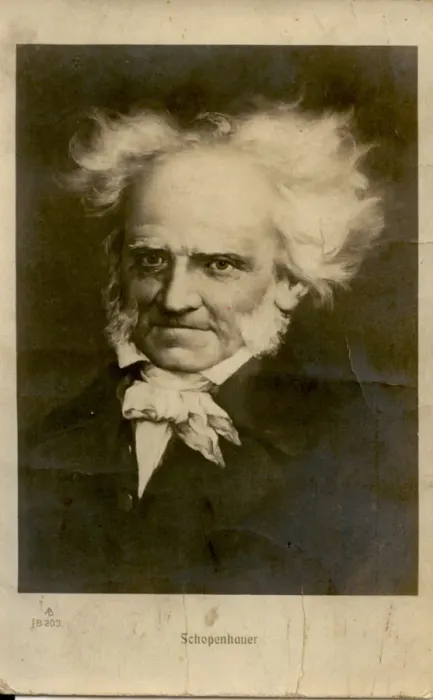 Framed Print : Portrait of Arthur Schopenhauer (1788-1860), c. 1910 Framed Print : Portrait of Arthur Schopenhauer (1788-1860), c. 1910