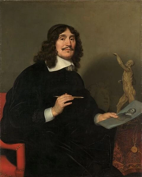 Portrait of an Artist, 1655. Creator: Gerrit van Honthorst