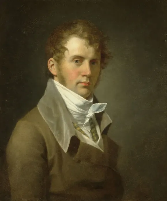 Framed Print : Portrait of the Artist, 1800. Creator: John Vanderlyn Framed Print : Portrait of the Artist, 1800. Creator: John Vanderlyn