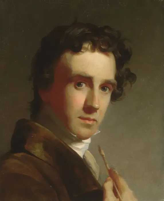 Framed Print : Portrait of the Artist, 1821. Creator: Thomas Sully Framed Print : Portrait of the Artist, 1821. Creator: Thomas Sully