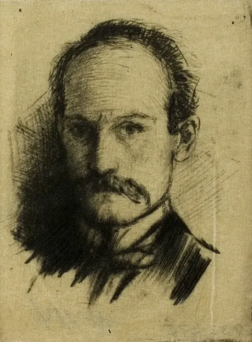 Framed Print : Portrait of the Artist, 1902. Creator: Donald Shaw MacLaughlan Framed Print : Portrait of the Artist, 1902. Creator: Donald Shaw MacLaughlan