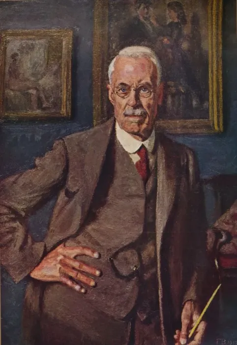 Framed Print : Portrait of the Artist, 1932 (1935). Artist: Frederick Brown Framed Print : Portrait of the Artist, 1932 (1935). Artist: Frederick Brown