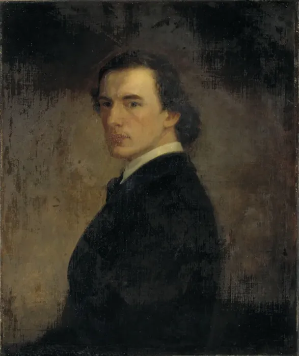 Framed Print : Portrait of the Artist, Age 23, ca. 1860. Creator: William Edgar Marshall Framed Print : Portrait of the Artist, Age 23, ca. 1860. Creator: William Edgar Marshall