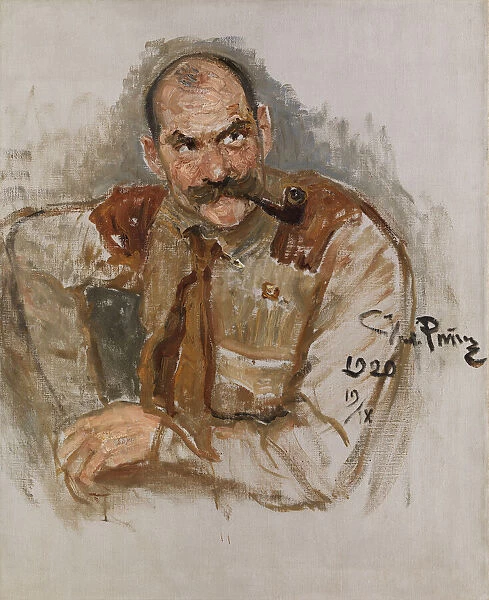 Portrait of the artist Akseli Gallen-Kallela (1865-1931), 1920