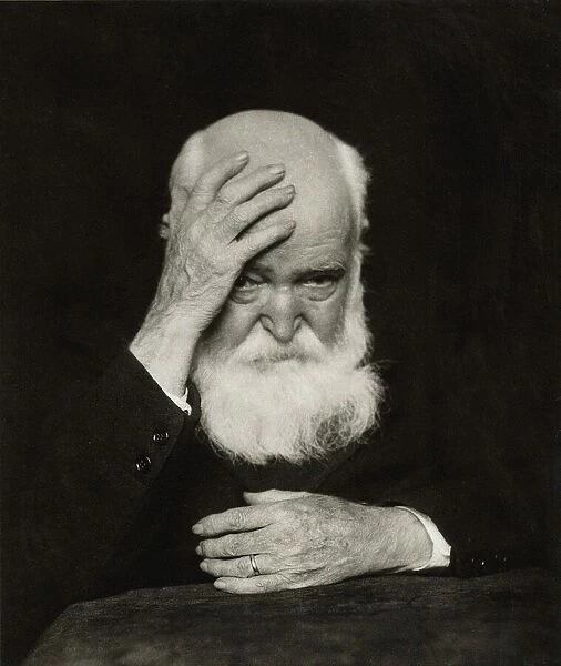 Portrait of the artist Hans Thoma (1839-1924), 1920. Creator: Erfurth, Hugo (1874-1948)