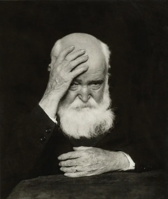 Framed Print : Portrait of the artist Hans Thoma (1839-1924), 1920. Creator: Erfurth, Hugo (1874-1948) Framed Print : Portrait of the artist Hans Thoma (1839-1924), 1920. Creator: Erfurth, Hugo (1874-1948)
