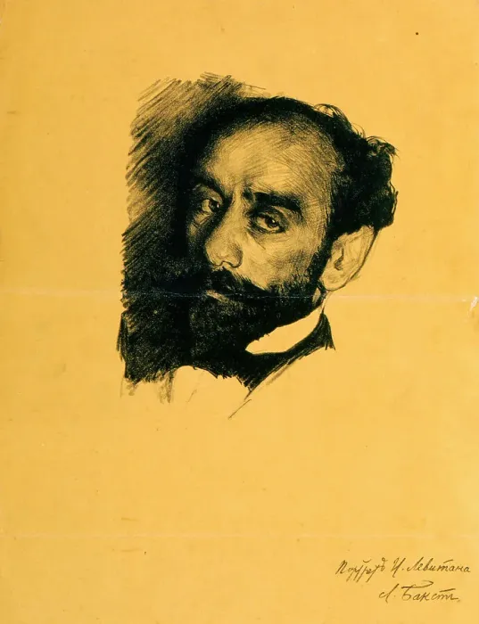 Framed Print : Portrait of the artist Isaak Levitan, 1899. Artist: Leon Bakst Framed Print : Portrait of the artist Isaak Levitan, 1899. Artist: Leon Bakst