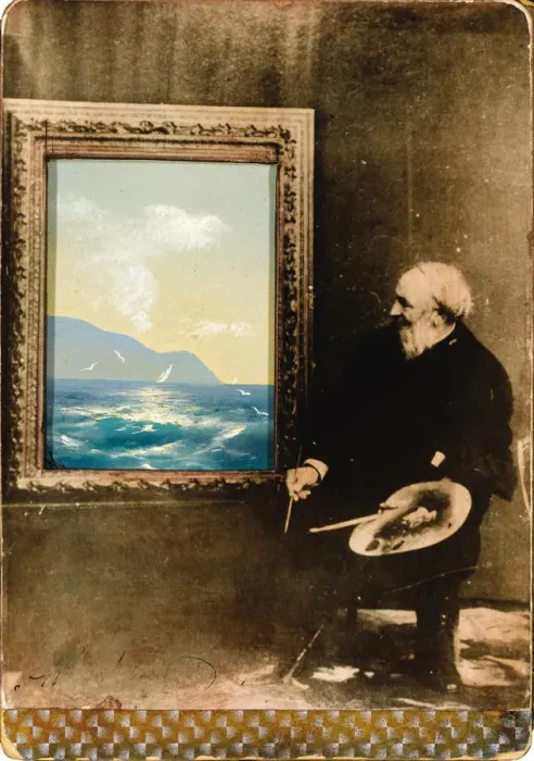 Framed Print : Portrait of the artist Ivan Aivazovsky (1817-1900), 1889. Artist: Anonymous Framed Print : Portrait of the artist Ivan Aivazovsky (1817-1900), 1889. Artist: Anonymous