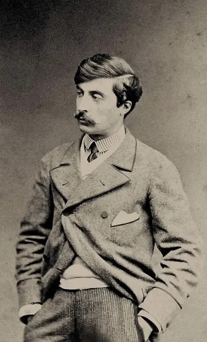Framed Print : Portrait of the artist James Tissot (1836-1902), Between 1864 and 1870. Creator: Bingham, Robert Jefferson (1824-1870) Framed Print : Portrait of the artist James Tissot (1836-1902), Between 1864 and 1870. Creator: Bingham, Robert Jefferson (1824-1870)