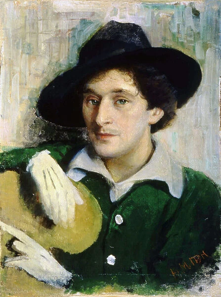 Portrait of the Artist Marc Chagall, (1887-1985), 1910s