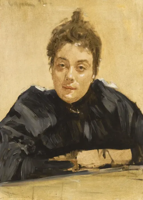 Framed Print : Portrait of the artist Maria Yakunchikova-Weber (1870-1902). Artist: Serov, Valentin Alexandrovich (1865-1911) Framed Print : Portrait of the artist Maria Yakunchikova-Weber (1870-1902). Artist: Serov, Valentin Alexandrovich (1865-1911)