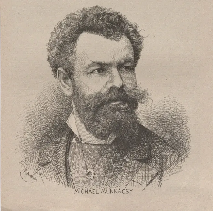 Framed Print : Portrait of the artist Mihaly von Munkacsy (1844-1900), 1880 Framed Print : Portrait of the artist Mihaly von Munkacsy (1844-1900), 1880