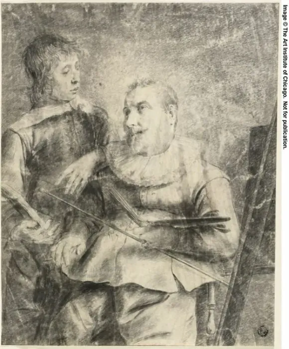 Framed Print : Portrait of Artist and Pupil, n.d. Creator: Pieter Jansz. Quast Framed Print : Portrait of Artist and Pupil, n.d. Creator: Pieter Jansz. Quast